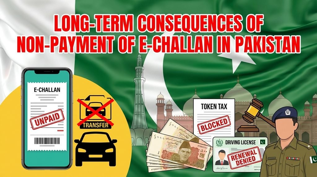 Consequences of Non-Payment of E-Challan