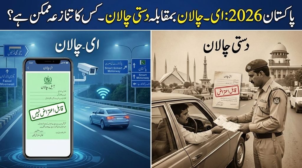 E-Challan vs Manual