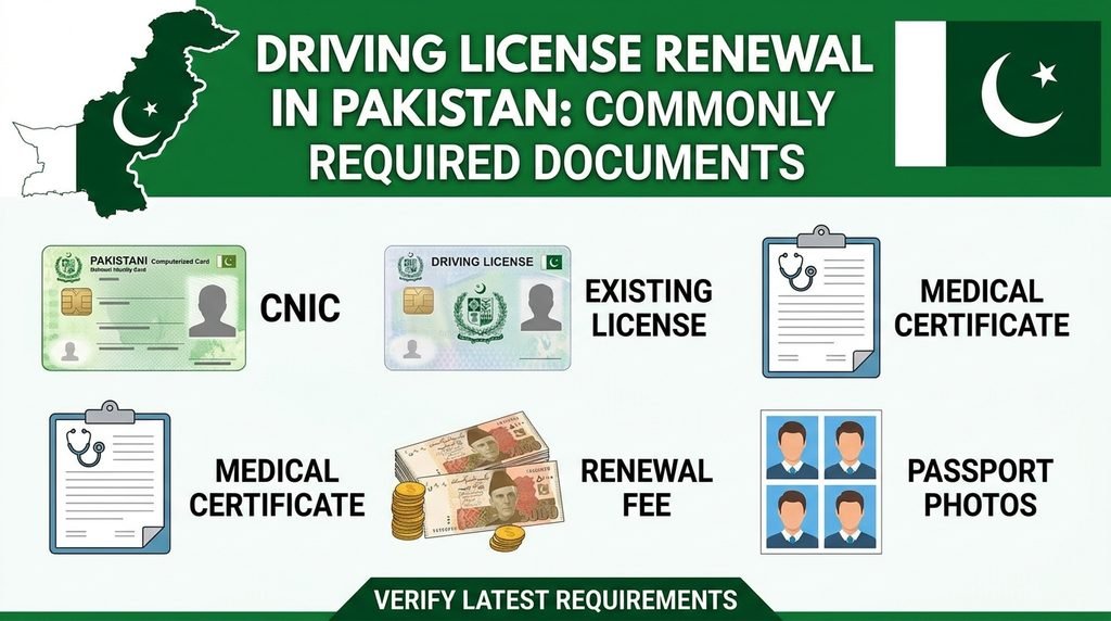 Driving License Renewal Documents