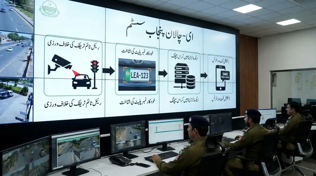 E Challan Punjab System