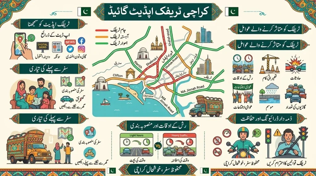 Karachi traffic update