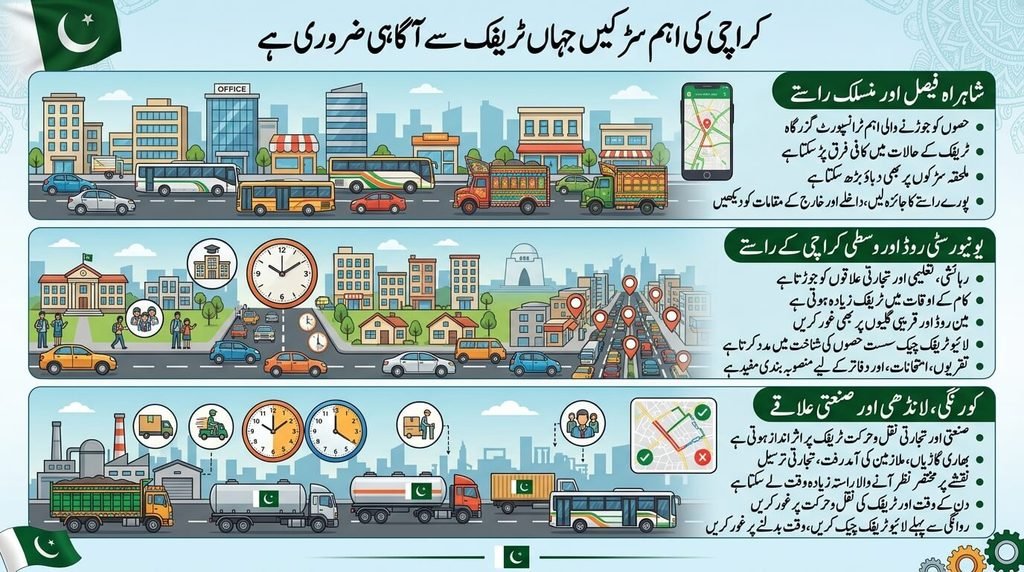 Major Karachi Roads