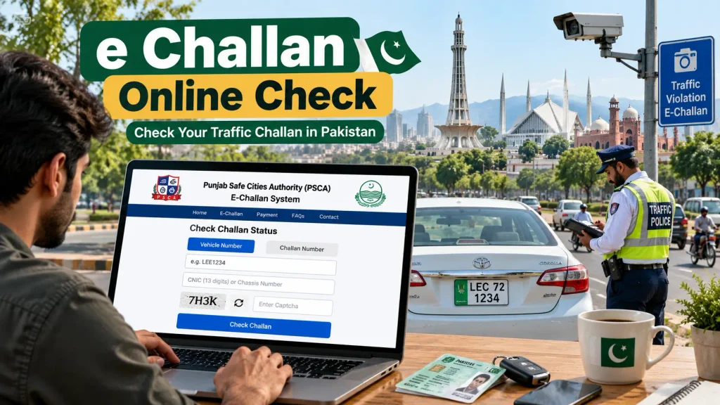 E challan online check