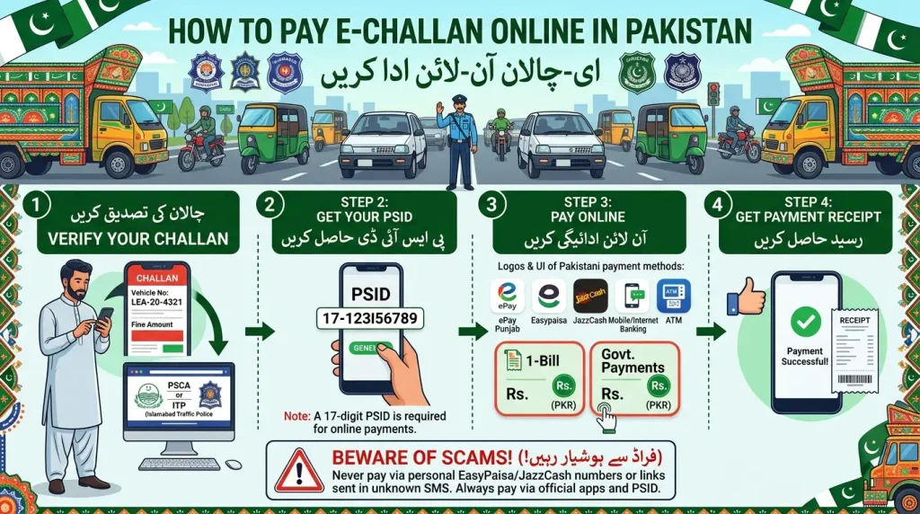 How to Pay E Challan